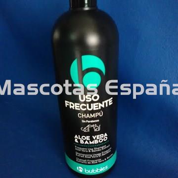 BUBBLES Champú Uso Frecuente (Aloe Vera & Bamboo) 1L - Imagen 1