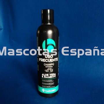 BUBBLES Champú Uso Frecuente Aloe Vera & Bamboo 250ml - Imagen 1