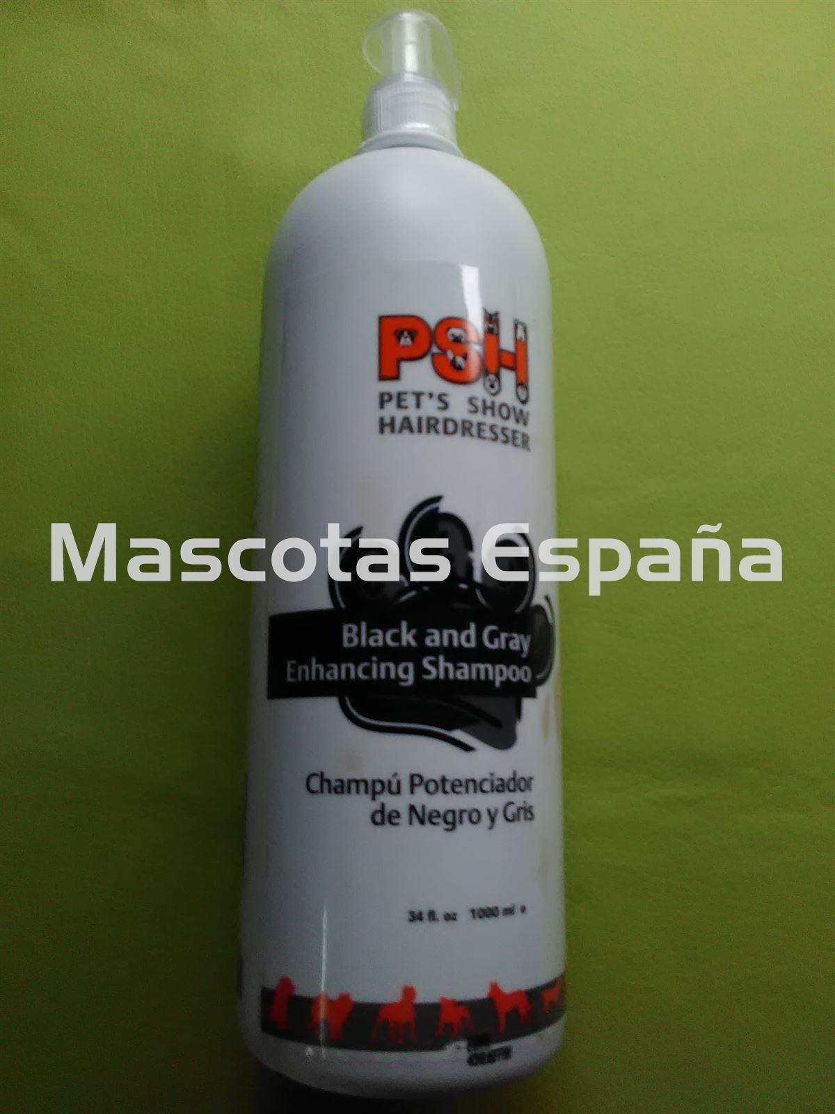 PSH Black and Gray Enhancing Shampoo (Champú Potenciador de Negro y Gris) 1L - Imagen 1