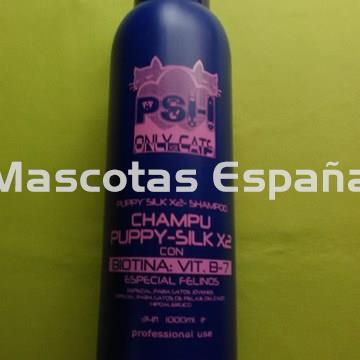 PSH Champú Puppy-Silck X2 Con Biotina Vitamina B-7 Especial Felinos 1L - Imagen 1