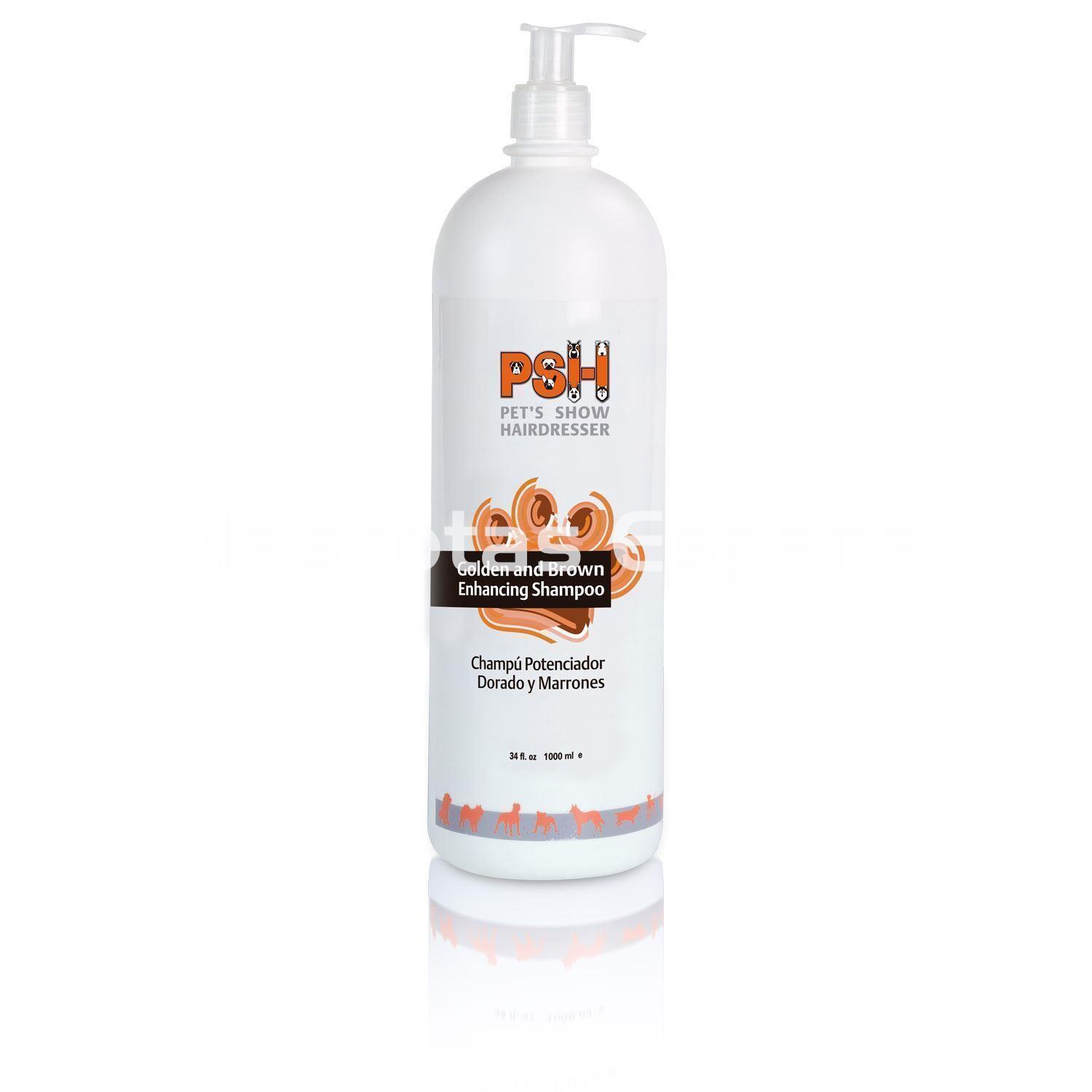 PSH Golden and Brown Enhancing Shampoo (Champú Potencador Dorado y Marrones) 1L - Imagen 1