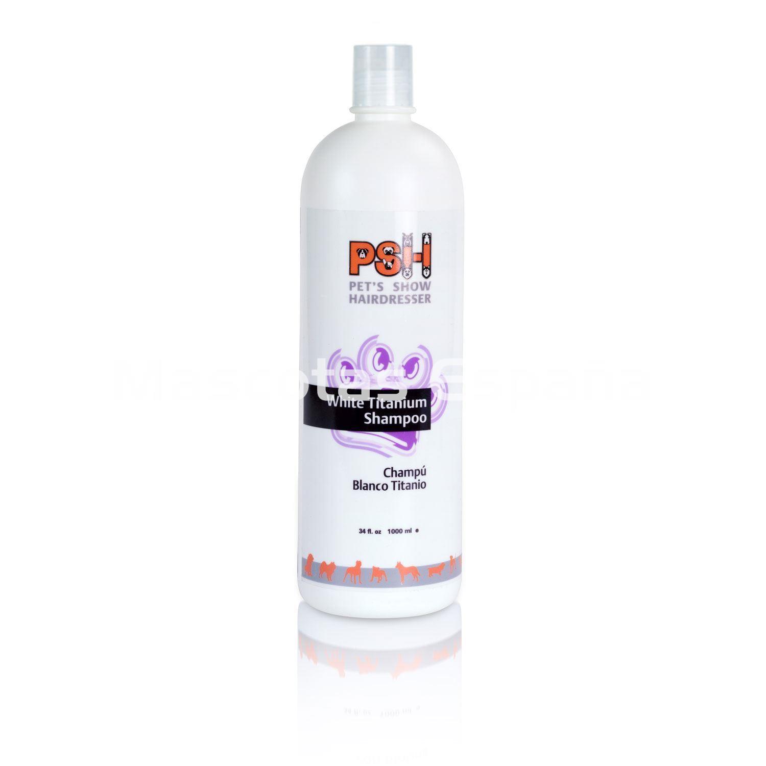 PSH White Titanium Shampoo (Champú Blanco Titanio) 1L - Imagen 1