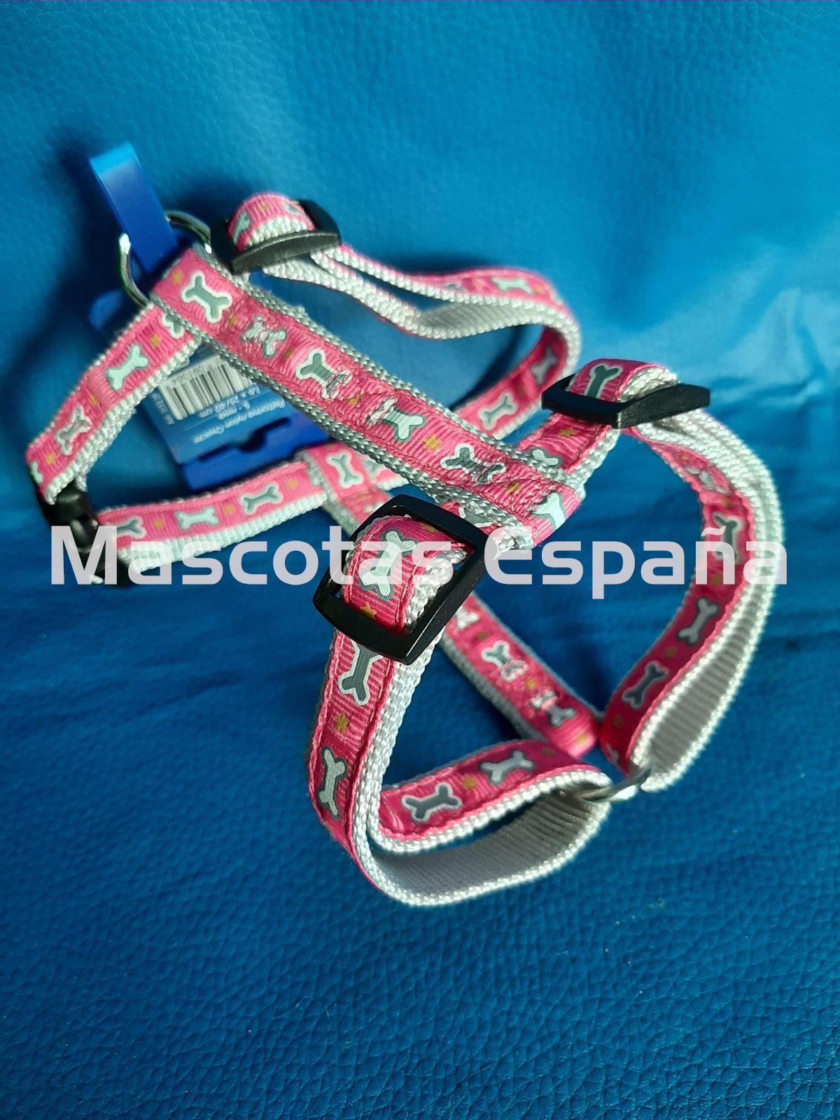 RECORD Arnés H Nylon Ajustable S Fucsia - Imagen 1