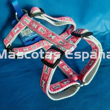 RECORD Arnés H Nylon Ajustable S Fucsia - Imagen 1