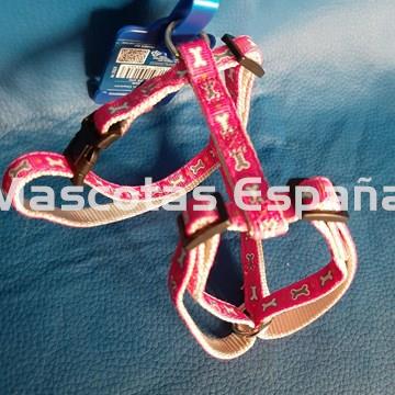 RECORD Arnés H Nylon Ajustable XS Fucsia - Imagen 1