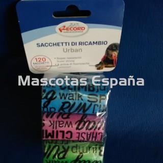 RECORD Bolsas Higiénicas Modelo URBAN Pack 6 Rollos (20 Bolsas/Rollo) - Imagen 1