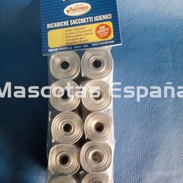 RECORD Bolsas Higiénicas Pack 10 Rollos GRIS - Imagen 1