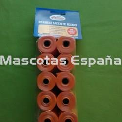 RECORD Bolsas Higiénicas Pack 10 Rollos NARANJA - Imagen 1