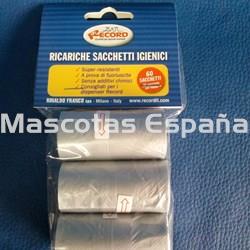 RECORD Bolsas Higiénicas Pack 3 Rollos GRIS - Imagen 1