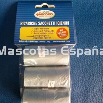 RECORD Bolsas Higiénicas Pack 3 Rollos GRIS - Imagen 1