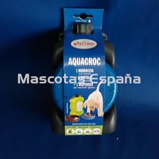 RECORD Cantimplora Dos Comederos Con Porta Bolsas 1L Negra - Imagen 1