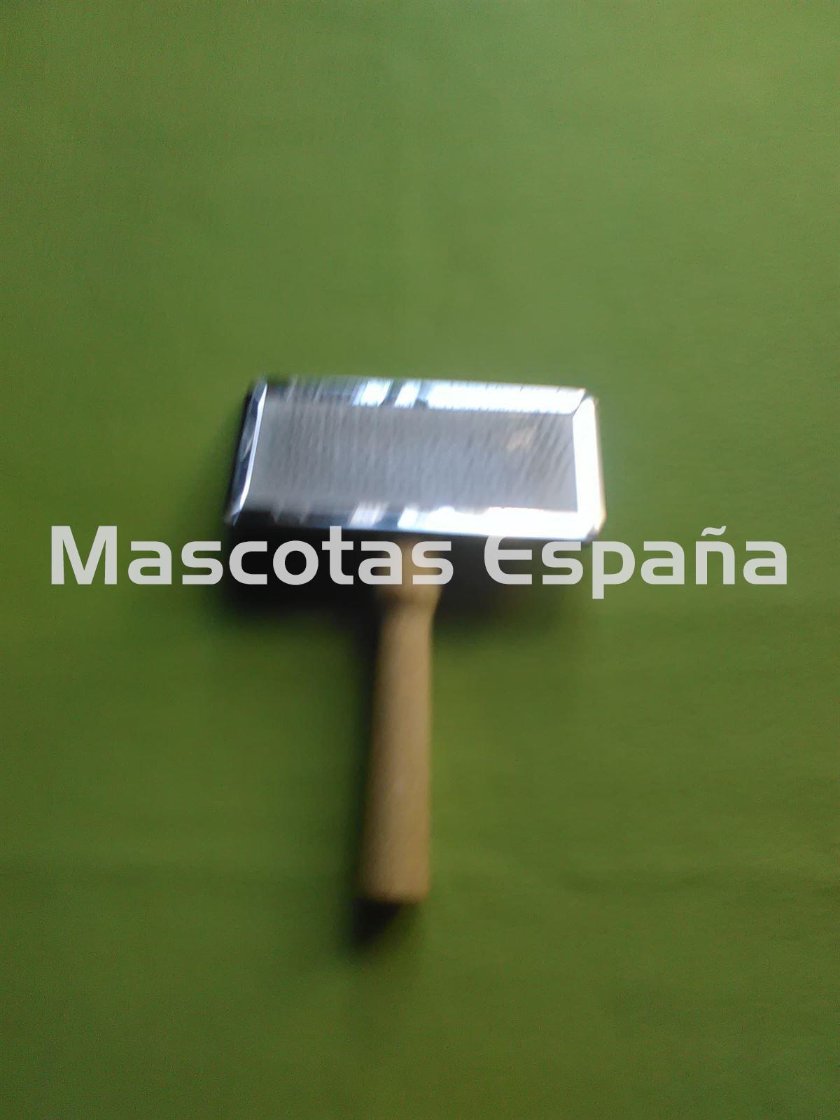 RECORD Carda Metálica con Mango Madera P (11,5x9cm) - Imagen 1