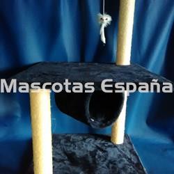 RECORD Cat&Rina Rascador Gatos Melissa 51X51X86cm Azul - Imagen 1