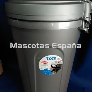 RECORD Contenedor Tom 46L Gris - Imagen 1