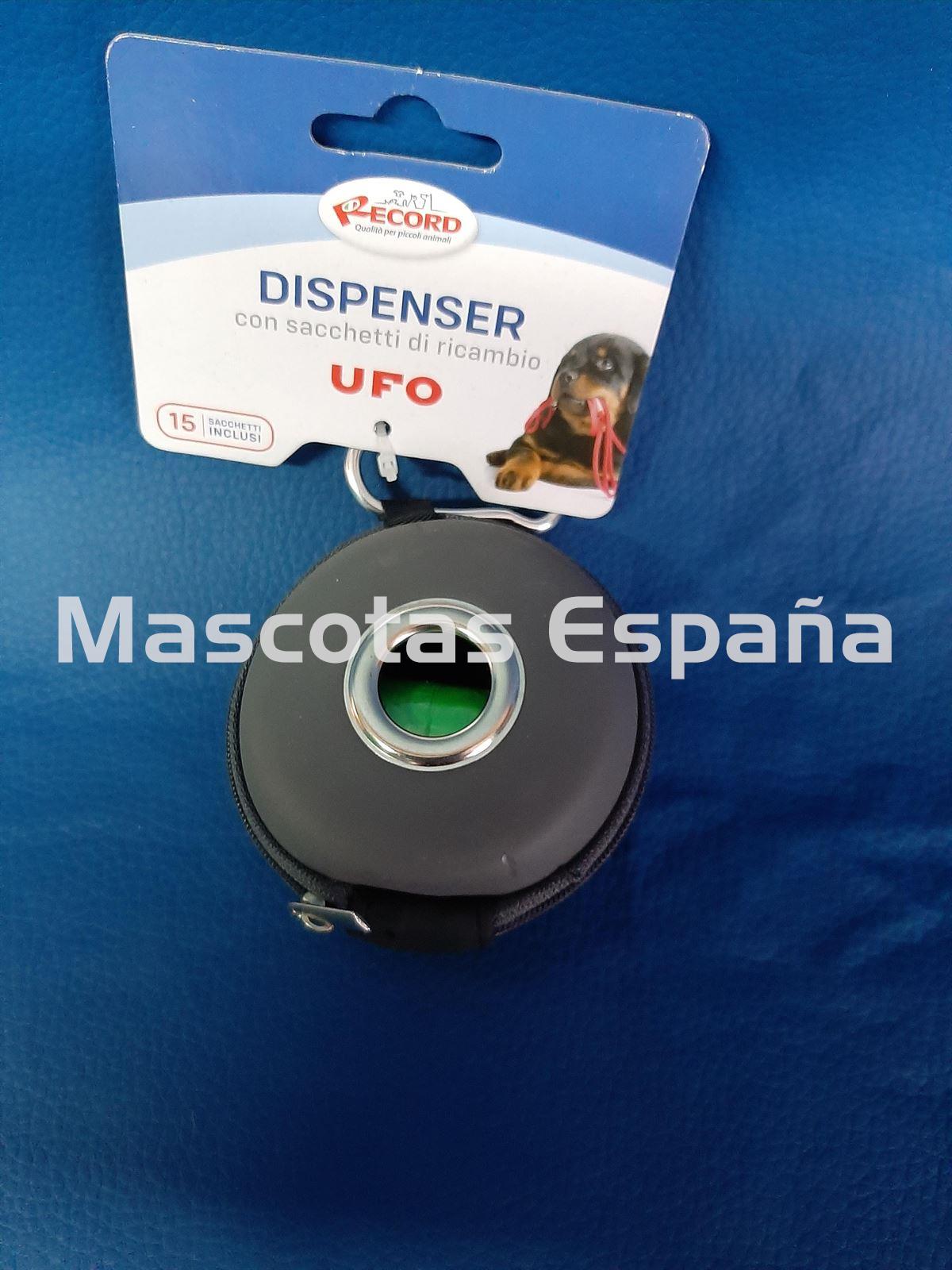 RECORD Dispensador Bolsas con Rollo 15 Bolsas UFO - Imagen 1