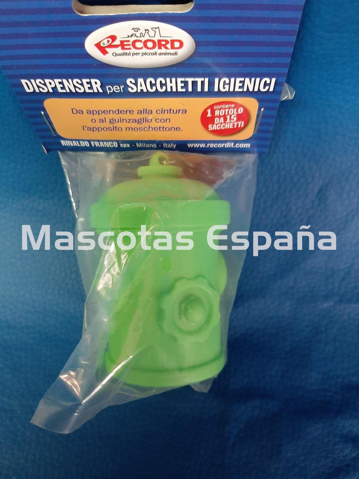 RECORD Dispensador Hidrante (Verde) Con rollo 15 Bolsas - Imagen 2