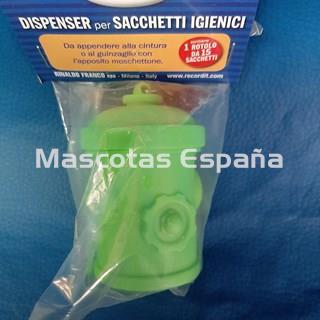 RECORD Dispensador Hidrante (Verde) Con rollo 15 Bolsas - Imagen 2