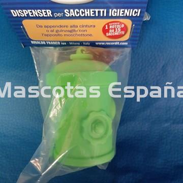 RECORD Dispensador Hidrante (Verde) Con rollo 15 Bolsas - Imagen 2