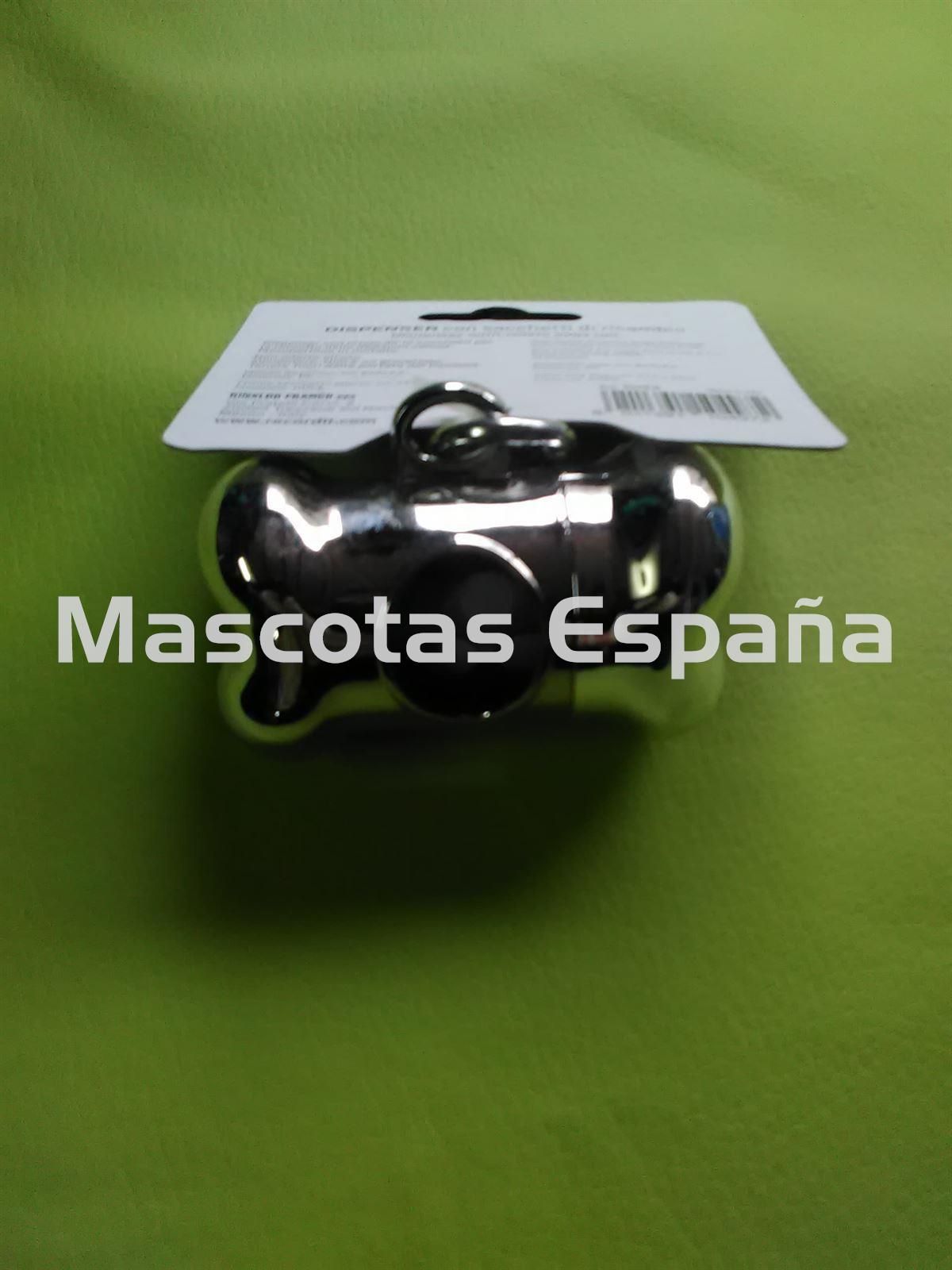 RECORD Dispensador Hueso METAL POP + Rollo 15 Bolsas - Imagen 1
