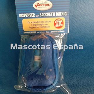 RECORD Dispensador Nylon Hueso (Azul) + Rollo 20 Bolsas - Imagen 1