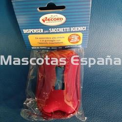 RECORD Dispensador Nylon Hueso (Rojo) + Rollo 20 bolsas - Imagen 1