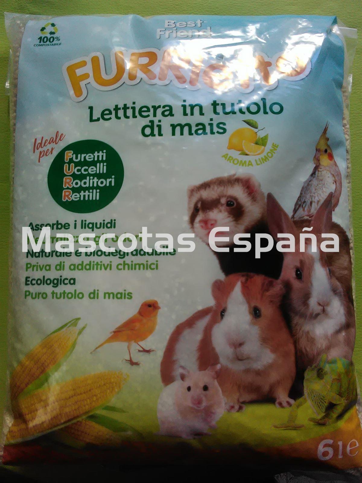 RECORD Lecho Para Gatos & Roedores & Aves Aroma a Limón 6L 100% ECOLÓGICO - Imagen 1