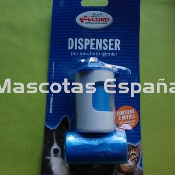 RECORD Porta Bolsas Cubo Con dos Rollos 20 Bolsas (Blanco) - Imagen 1