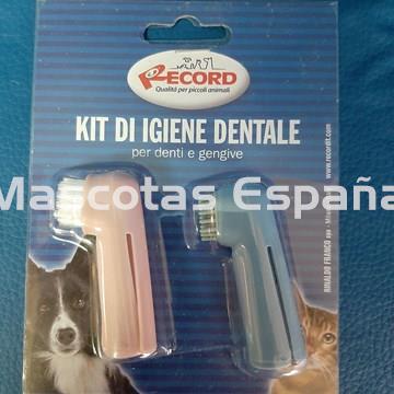 RECORD Set Cepillos Dentales de Dedo - Imagen 1