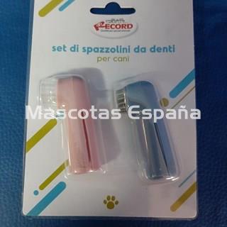 RECORD Set Cepillos Dentales de Dedo - Imagen 2