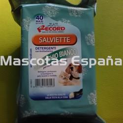 RECORD Toallitas Antibacterianas Almizcle Blanco - Imagen 1