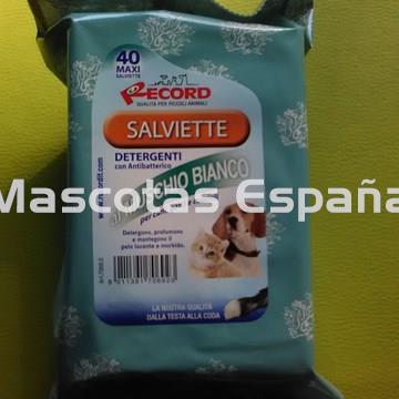 RECORD Toallitas Antibacterianas Almizcle Blanco - Imagen 1