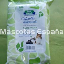 RECORD Toallitas Antibacterianas Olor Aloe Vera 40un - Imagen 1