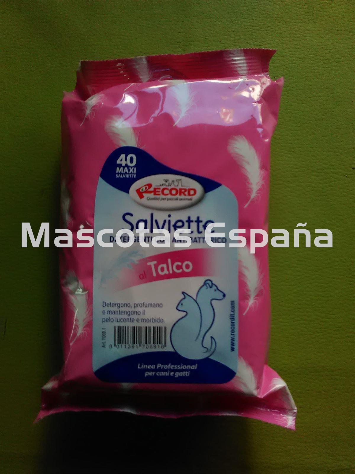 RECORD Toallitas Antibacterianas Olor Talco 40un - Imagen 1