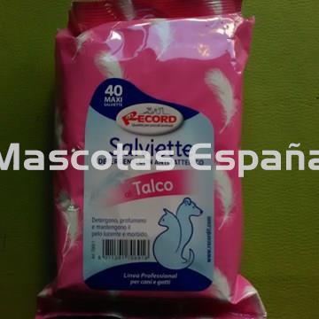 RECORD Toallitas Antibacterianas Olor Talco 40un - Imagen 1