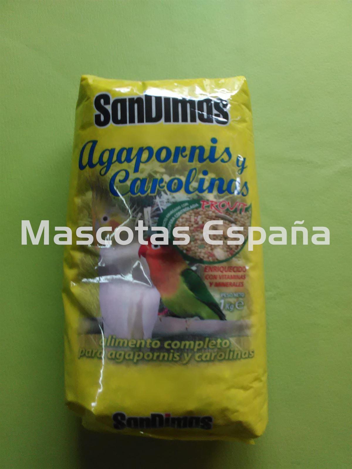 SAN DIMAS Agapornis y Carolinas 1Kg - Imagen 1