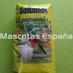 SAN DIMAS Agapornis y Carolinas 1Kg - Imagen 1