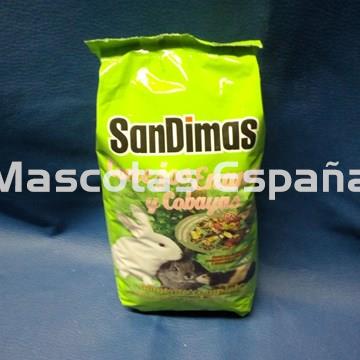 SAN DIMAS Alimento Conejos Enanos y Cobayas 900g - Imagen 1