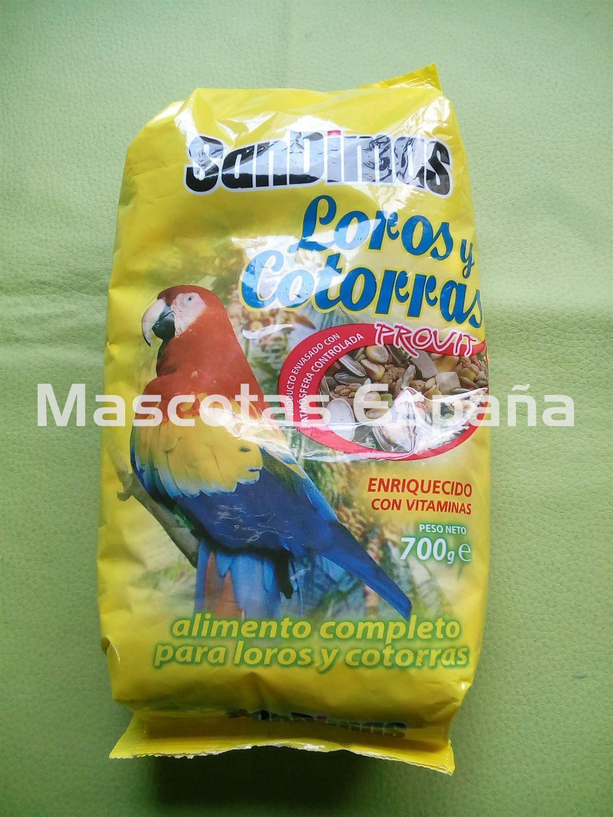 SAN DIMAS Alimento Para Loros y Cotorras 700g - Imagen 1