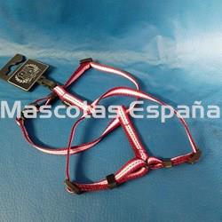 SAN DIMAS Arnés H Ajustable 10mm Rojo/Rosa - Imagen 1