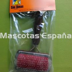 SAN DIMAS Cepillo Púas De Acero Mango Madera - Imagen 1