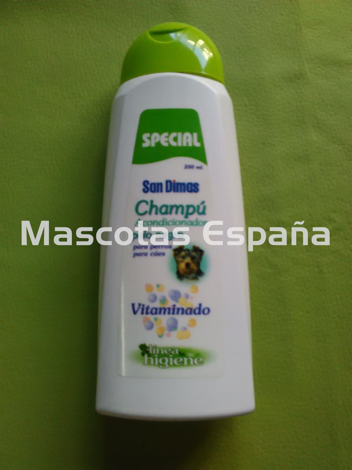 SAN DIMAS Champú Acondicionador Pelo Negro 250ml - Imagen 1