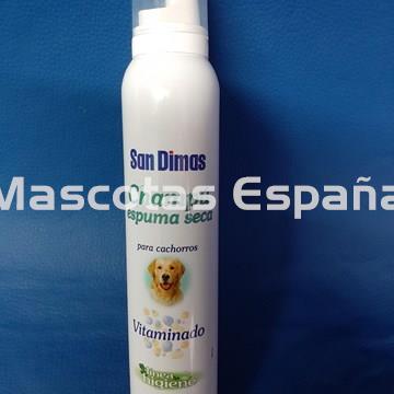 SAN DIMAS Champú Espuma Seca Vitaminado 200ml - Imagen 1