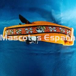SAN DIMAS Collar BULLY 20x350-500mm Naranja - Imagen 1