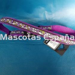 SAN DIMAS Collar BULLY Nylon (20x350-500mm) Morado - Imagen 1