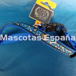 SAN DIMAS Collar Nylon Bull (15X250mm) Azul - Imagen 1