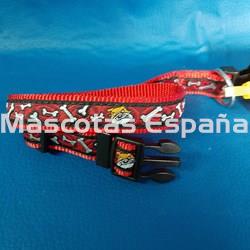 SAN DIMAS Collar Nylon BULL 20x300 Rojo - Imagen 1
