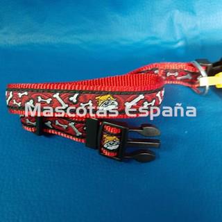 SAN DIMAS Collar Nylon BULL 20x300 Rojo - Imagen 1
