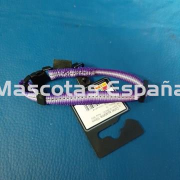 SAN DIMAS Collar Nylon Majestic 10mm Morado - Imagen 1