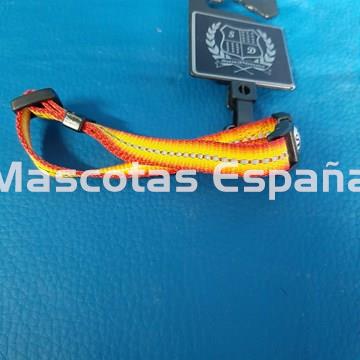 SAN DIMAS Collar Nylon Majestic 10mm Naranja/Amarillo - Imagen 1
