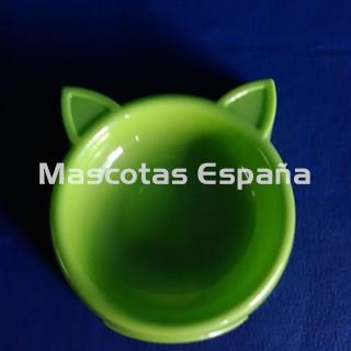 SAN DIMAS Comedero Gatitos 250ml Verde - Imagen 1